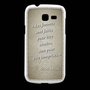 Coque Samsung Galaxy Fresh Femmes comprises Sepia Citation Oscar Wilde