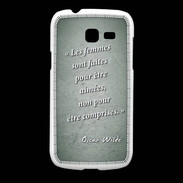 Coque Samsung Galaxy Fresh Femmes comprises Vert Citation Oscar Wilde