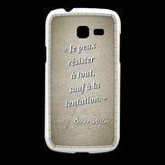 Coque Samsung Galaxy Fresh Résister Sepia Citation Oscar Wilde