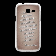 Coque Samsung Galaxy Fresh Saint pêcheur Rouge Citation Oscar Wilde