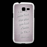 Coque Samsung Galaxy Fresh Vie art Rose Citation Oscar Wilde