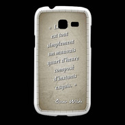 Coque Samsung Galaxy Fresh Quart d'heure Sepia Citation Oscar Wilde
