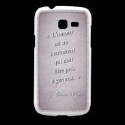 Coque Samsung Galaxy Fresh Sacrement amour Rose Citation Oscar Wilde