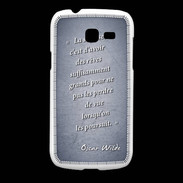Coque Samsung Galaxy Fresh Sagesse rêves Bleu Citation Oscar Wilde