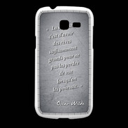 Coque Samsung Galaxy Fresh Sagesse rêves Noir Citation Oscar Wilde