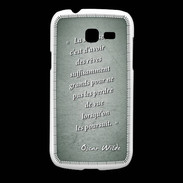 Coque Samsung Galaxy Fresh Sagesse rêves Vert Citation Oscar Wilde