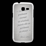 Coque Samsung Galaxy Fresh Société rêveur Gris Citation Oscar Wilde