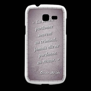 Coque Samsung Galaxy Fresh Société rêveur Violet Citation Oscar Wilde