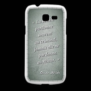 Coque Samsung Galaxy Fresh Société rêveur Vert Citation Oscar Wilde