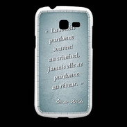 Coque Samsung Galaxy Fresh Société rêveur Turquoise Citation Oscar Wilde