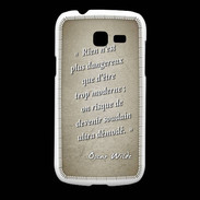 Coque Samsung Galaxy Fresh Trop moderne Sepia Citation Oscar Wilde