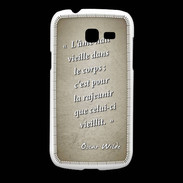 Coque Samsung Galaxy Fresh Ame nait Sepia Citation Oscar Wilde