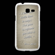 Coque Samsung Galaxy Fresh Ame nait Sepia Citation Oscar Wilde