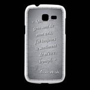 Coque Samsung Galaxy Fresh Avis gens Noir Citation Oscar Wilde