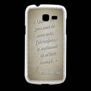 Coque Samsung Galaxy Fresh Avis gens Sepia Citation Oscar Wilde