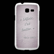 Coque Samsung Galaxy Fresh Définir Rose Citation Oscar Wilde
