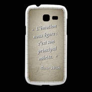 Coque Samsung Galaxy Fresh Emotion égarée Sepia Citation Oscar Wilde