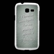 Coque Samsung Galaxy Fresh Emotion égarée Vert Citation Oscar Wilde