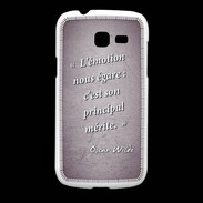 Coque Samsung Galaxy Fresh Emotion égarée Violet Citation Oscar Wilde