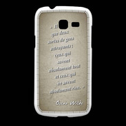 Coque Samsung Galaxy Fresh Gens attrayants Sepia Citation Oscar Wilde