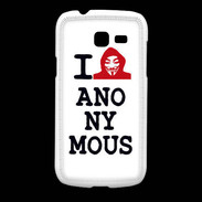 Coque Samsung Galaxy Fresh I love anonymous