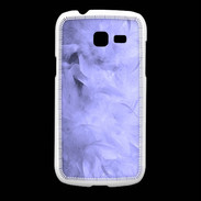 Coque Samsung Galaxy Fresh Effet de plumes bleues PR