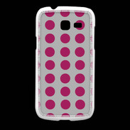 Coque Samsung Galaxy Fresh pois gris & framboise