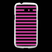 Coque Samsung Galaxy Fresh rayures noires et roses