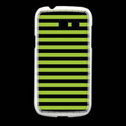 Coque Samsung Galaxy Fresh rayures noires et vertes