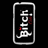 Coque Samsung Galaxy Fresh Bitch Cola fond noir