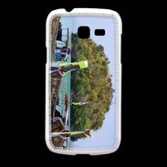 Coque Samsung Galaxy Fresh DP Barge en bord de plage