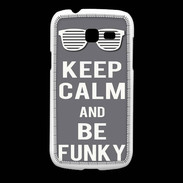 Coque Samsung Galaxy Fresh Keep Calm Funky Gris