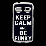Coque Samsung Galaxy Fresh Keep Calm Funky Noir
