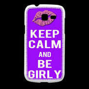 Coque Samsung Galaxy Fresh Keep Calm Girly Violet