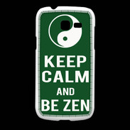 Coque Samsung Galaxy Fresh Keep Calm Be Zen Vert