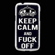 Coque Samsung Galaxy Fresh Keep Callm Fuck Off Noir