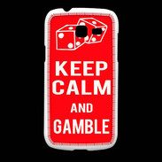 Coque Samsung Galaxy Fresh Keep Calm Gamble Rouge