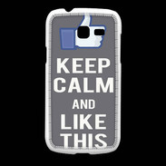 Coque Samsung Galaxy Fresh Keep Calm Like This Gris
