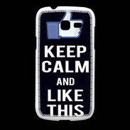 Coque Samsung Galaxy Fresh Keep Calm Like This Noir