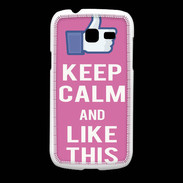 Coque Samsung Galaxy Fresh Keep Calm Like This Rose