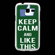 Coque Samsung Galaxy Fresh Keep Calm Like This Vert