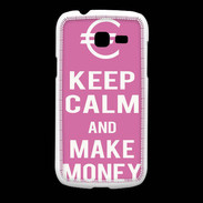 Coque Samsung Galaxy Fresh Keep Calm Make money Rose
