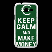 Coque Samsung Galaxy Fresh Keep Calm Make money Vert