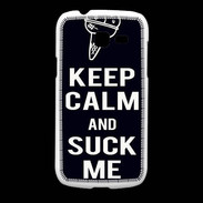 Coque Samsung Galaxy Fresh Keep Calm Suck me Noir