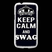 Coque Samsung Galaxy Fresh Keep Calm Swag Noir