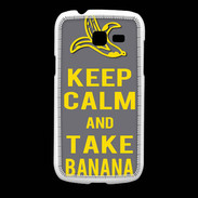 Coque Samsung Galaxy Fresh Keep Calm Take Banana Gris