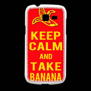 Coque Samsung Galaxy Fresh Keep Calm Take Banana Rouge