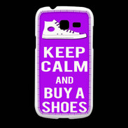 Coque Samsung Galaxy Fresh Keep Calm Buy Shoes Violet