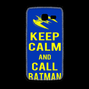 Coque Samsung Galaxy Fresh Keep Calm Batman Bleu