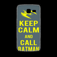 Coque Samsung Galaxy Fresh Keep Calm Call Batman Gris